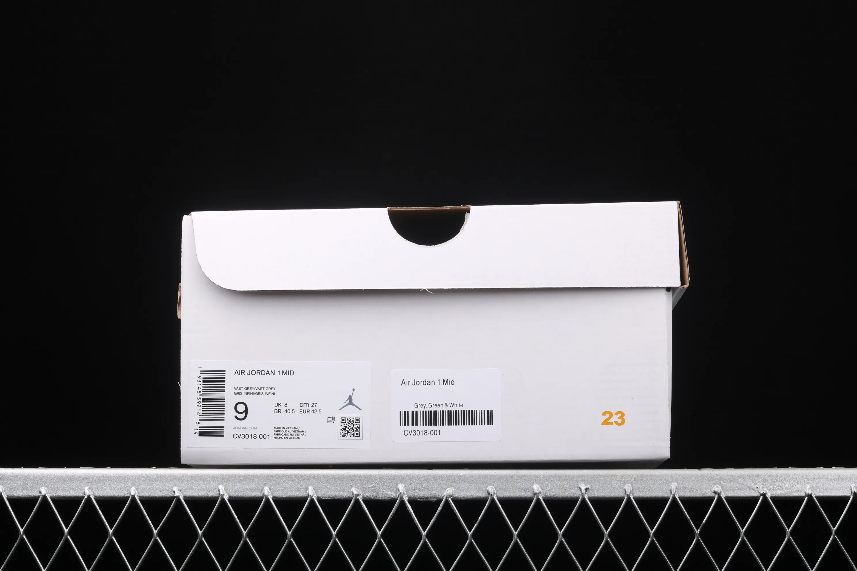 All categories Air Jordan Jordan series basketball shoes Air Jordan 1 Mid Air Jordan 1 Mid AJ1 Joe 1 sea salt fluorescent green CV3018-001